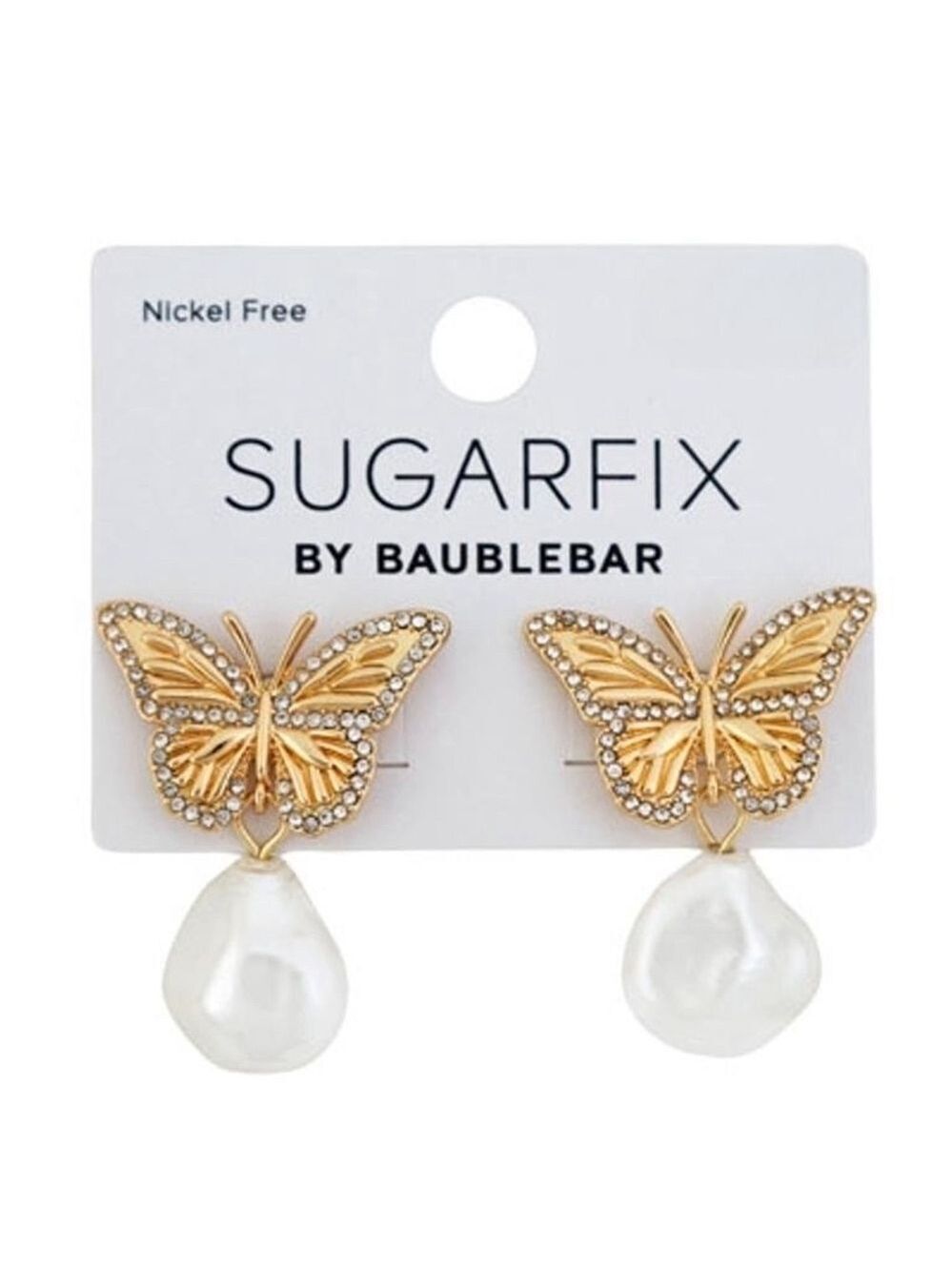 Baublebar Jewelry Sugarfix by Baublebar Crystal Wings Butterfly Drop Earrings